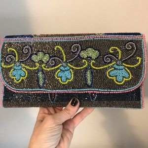 Beautiful beaded clutch made for Anthropologie